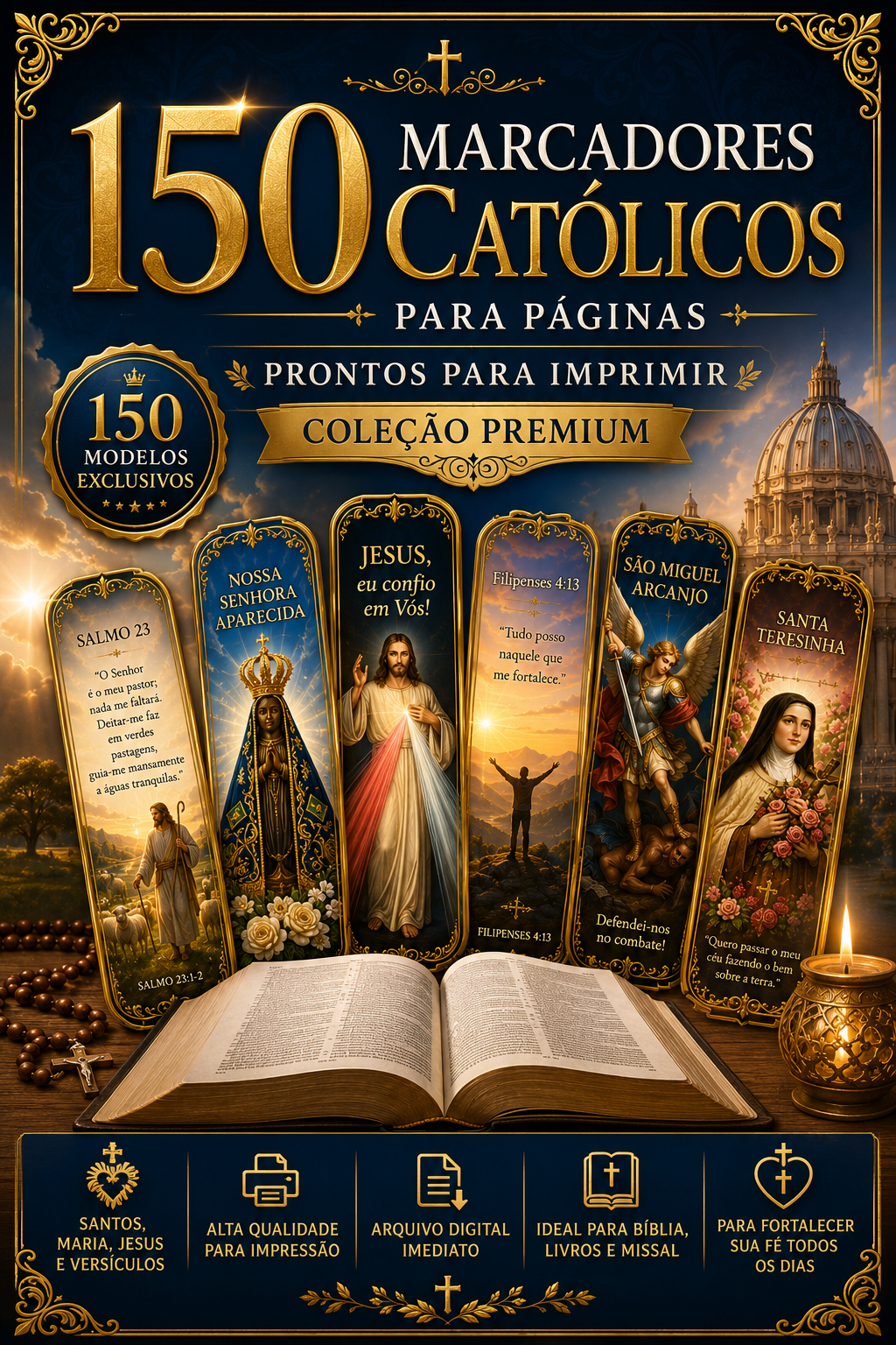 Capa 150 Marcadores Católicos