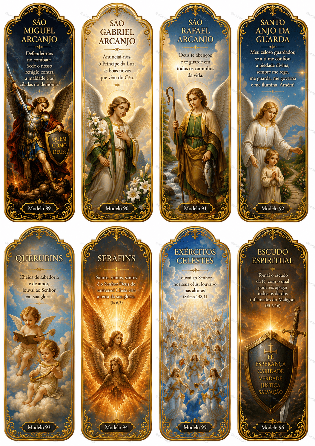 Marcadores Anjos e Arcanjos