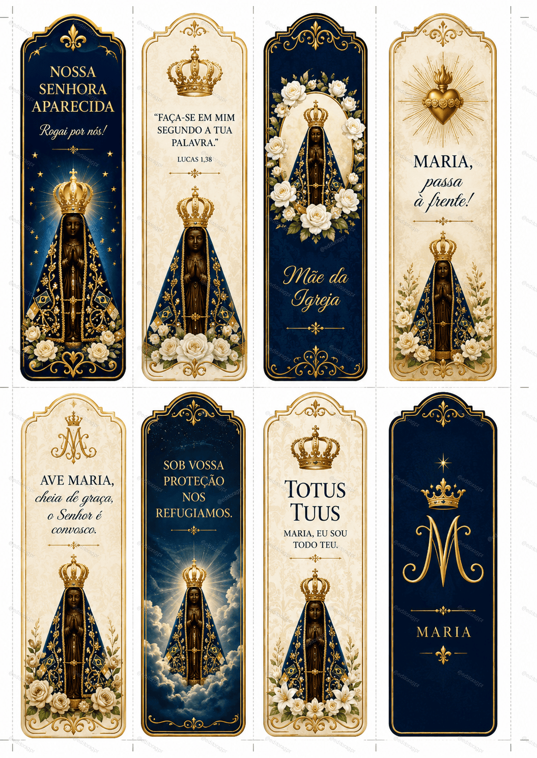 Marcadores Virgem Maria